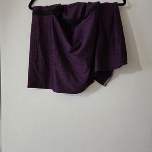 Lululemon Purple And Black Vinyasa Scarf